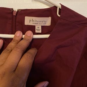 Bell bottom sleeve shirt